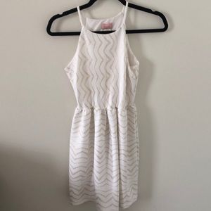 Nordstrom Love...Ady White and a Gold Dress